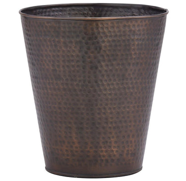 Hammered Copper Finish Waste Basket - Park Designs - The Fox Decor